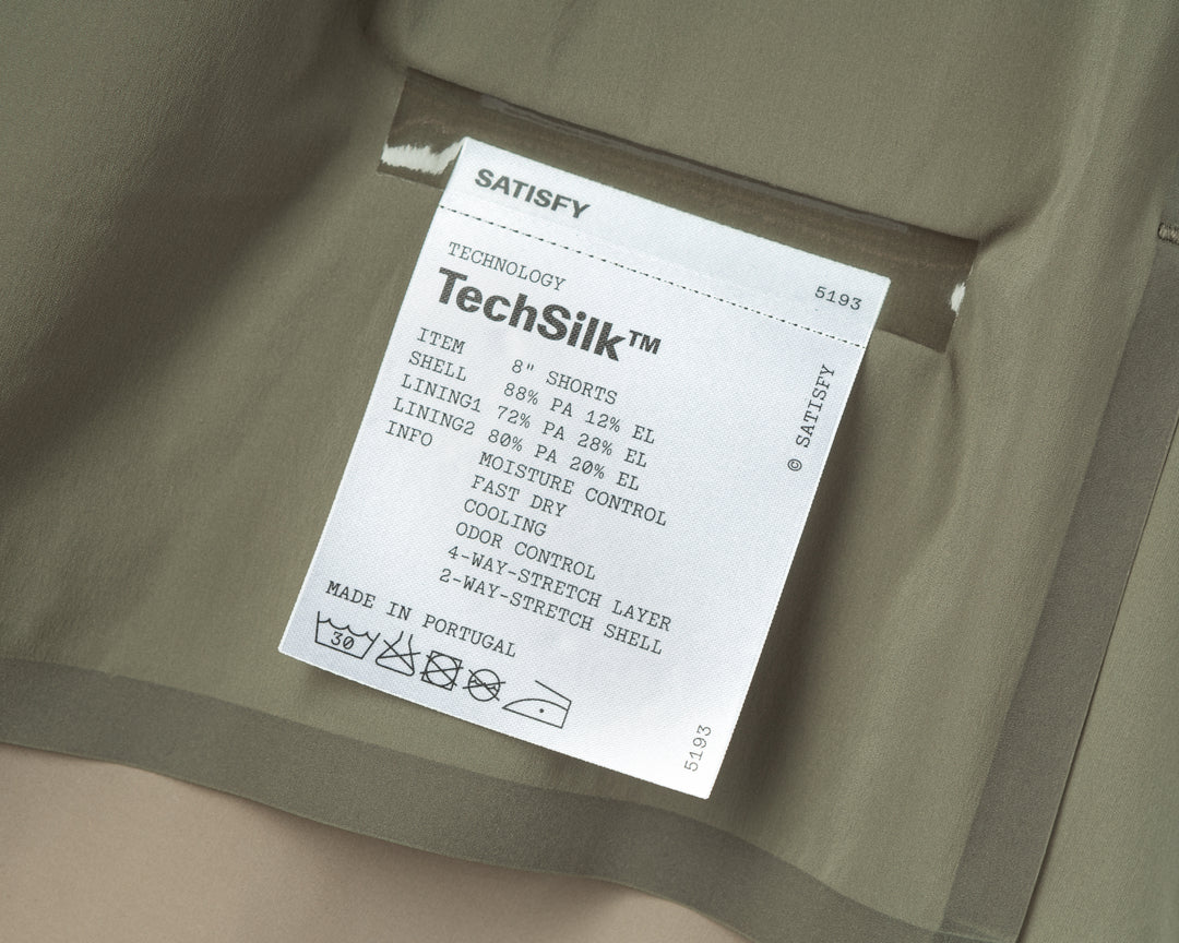 5193-VE-RA SATISFY TechSilk 8 Shorts Vetiver