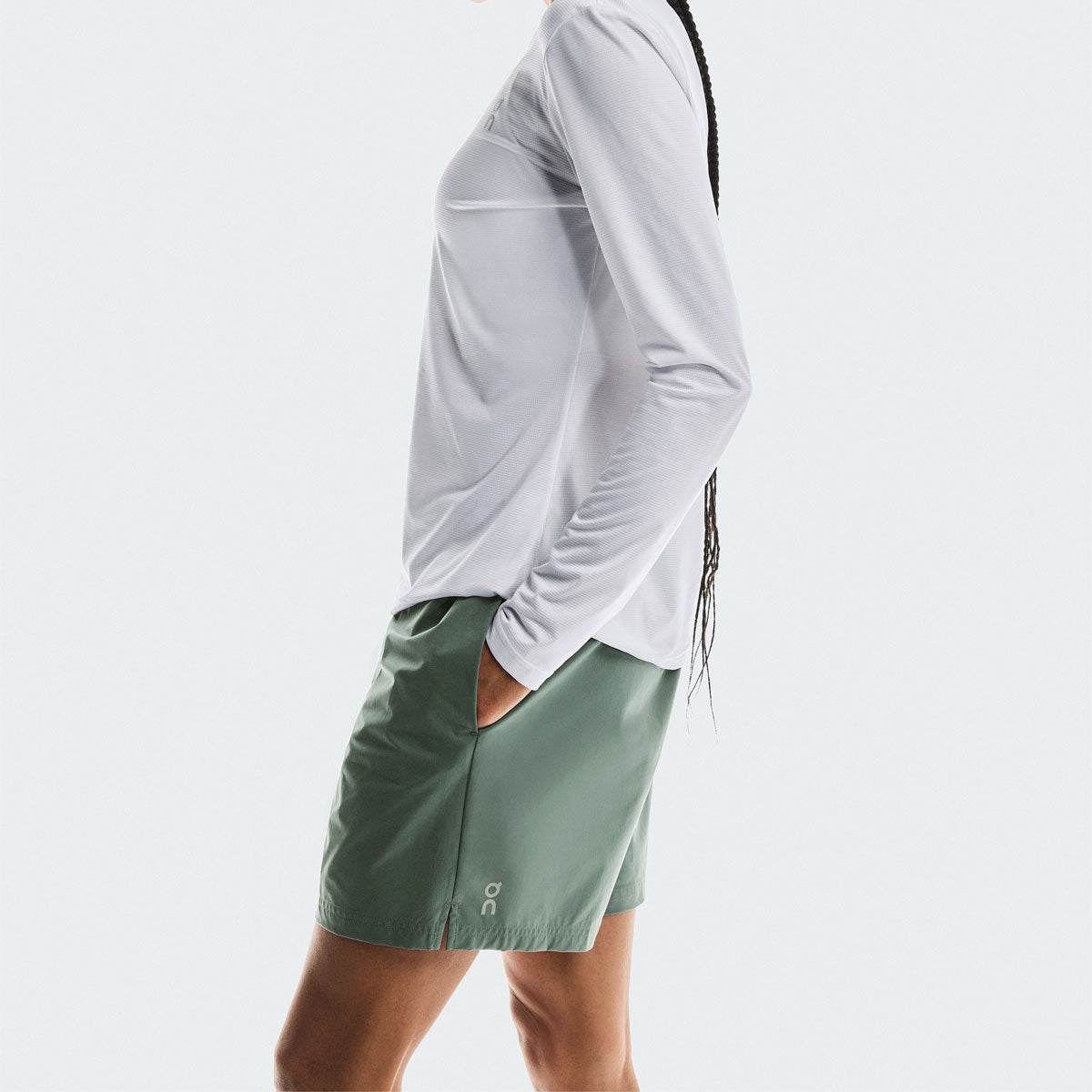 On - 5 Core Shorts W Olive 【1WF11050153】