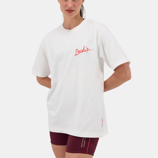 Bandit Running - "Painted Flower" Cotton Tee 【UTTSL002FL25WW】