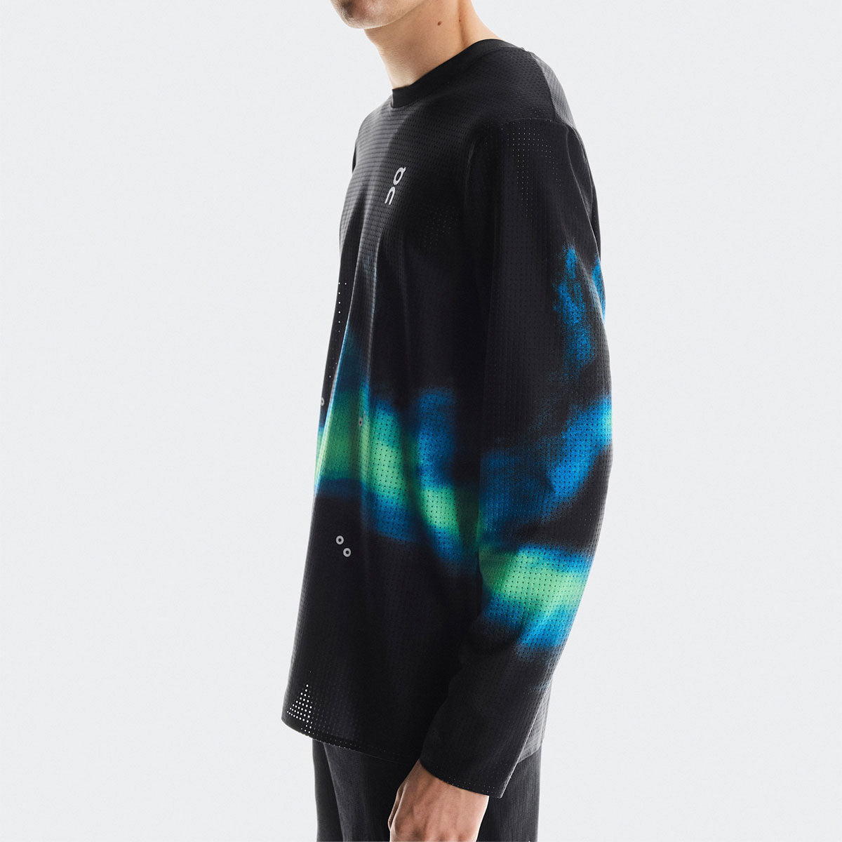 On - Pace Mesh Long-T M Black | Horizon 【1MF10733398】