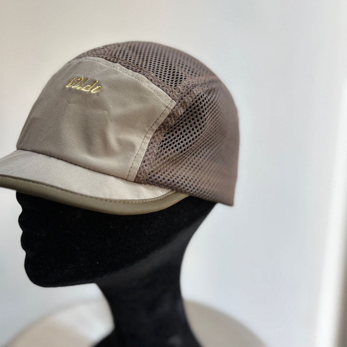 BUDO - short brim Aero cap OLIVE【b25ca115.1】