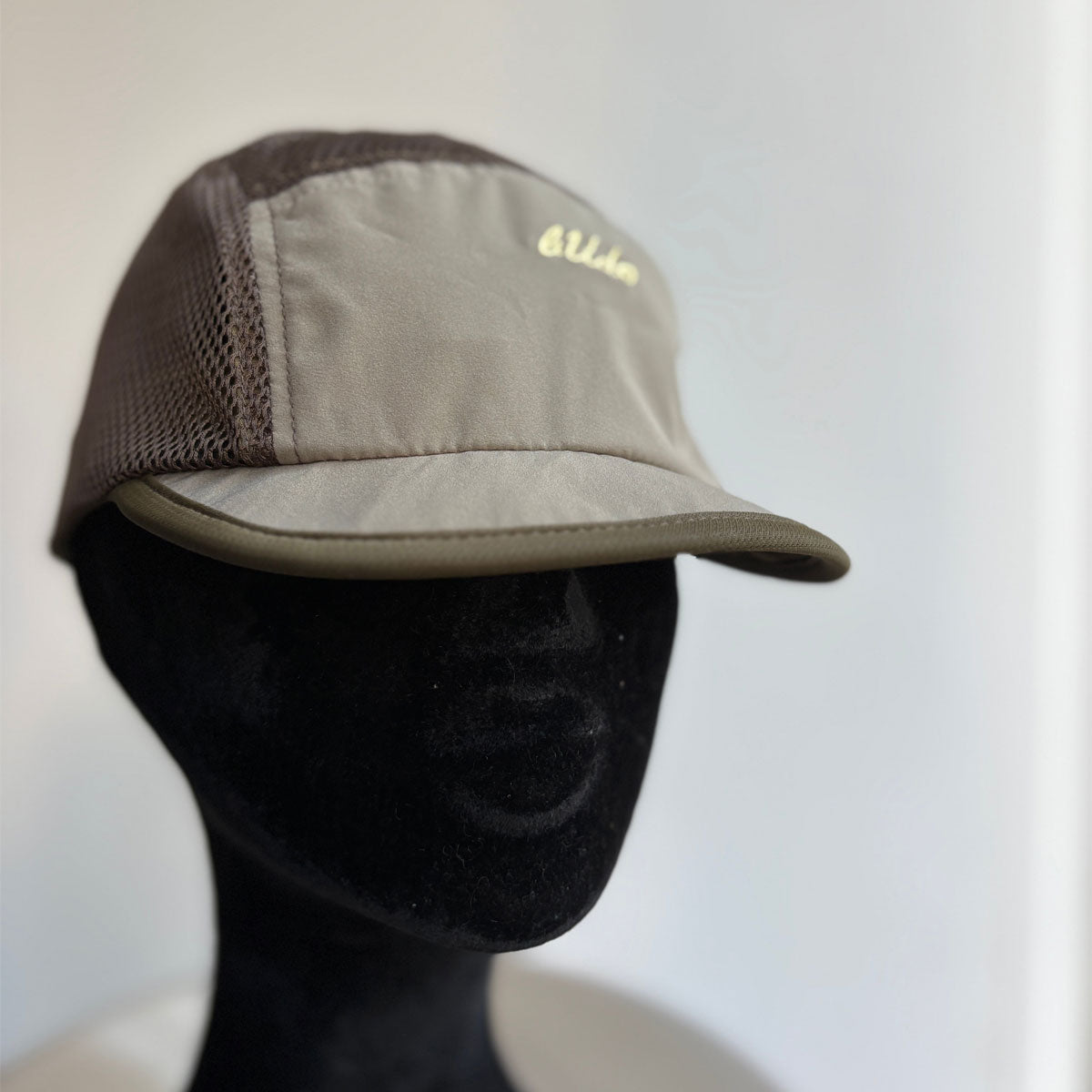 BUDO - short brim Aero cap OLIVE【b25ca115.1】