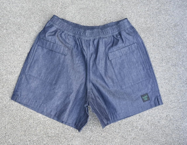 B24FP223de BUDO MINIMUM DENIM SHORTS INDIGO