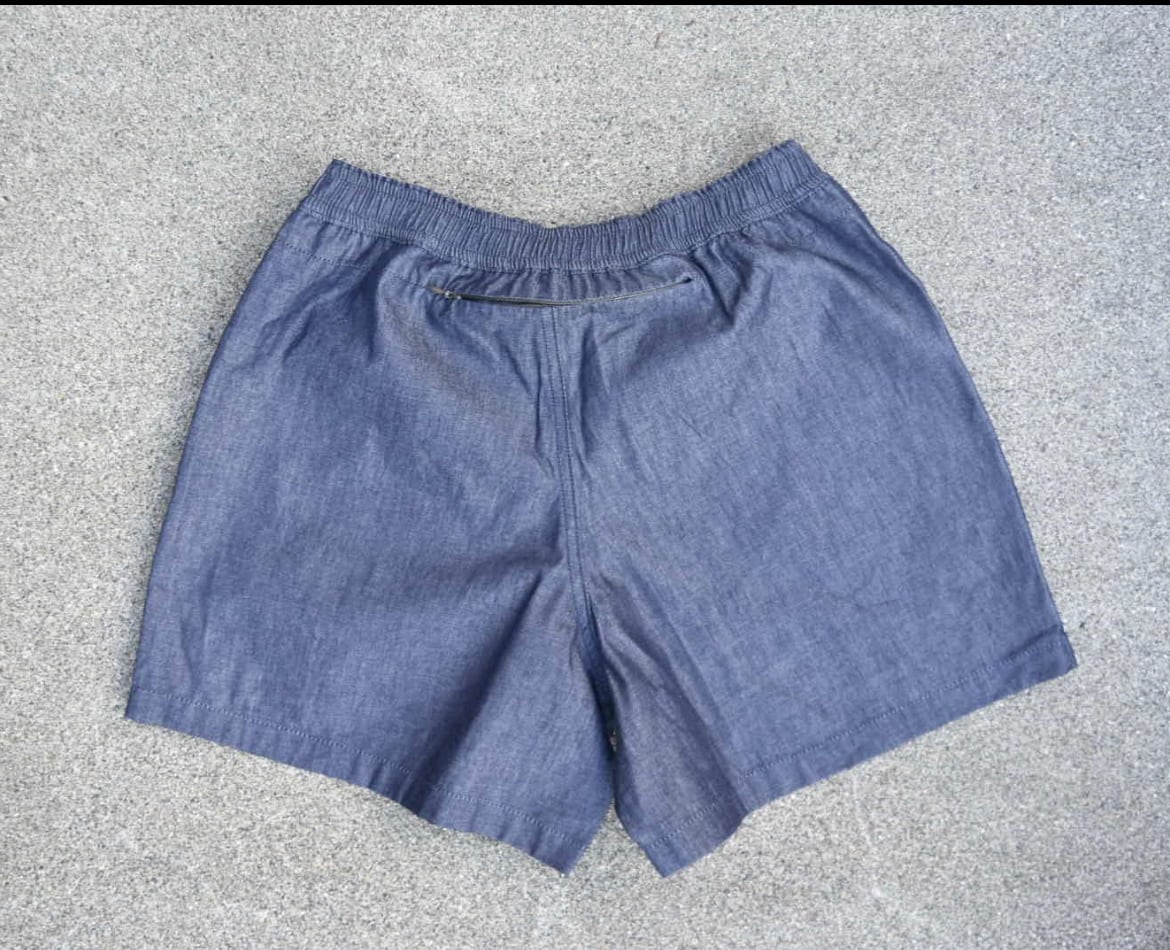 B24FP223de BUDO MINIMUM DENIM SHORTS INDIGO