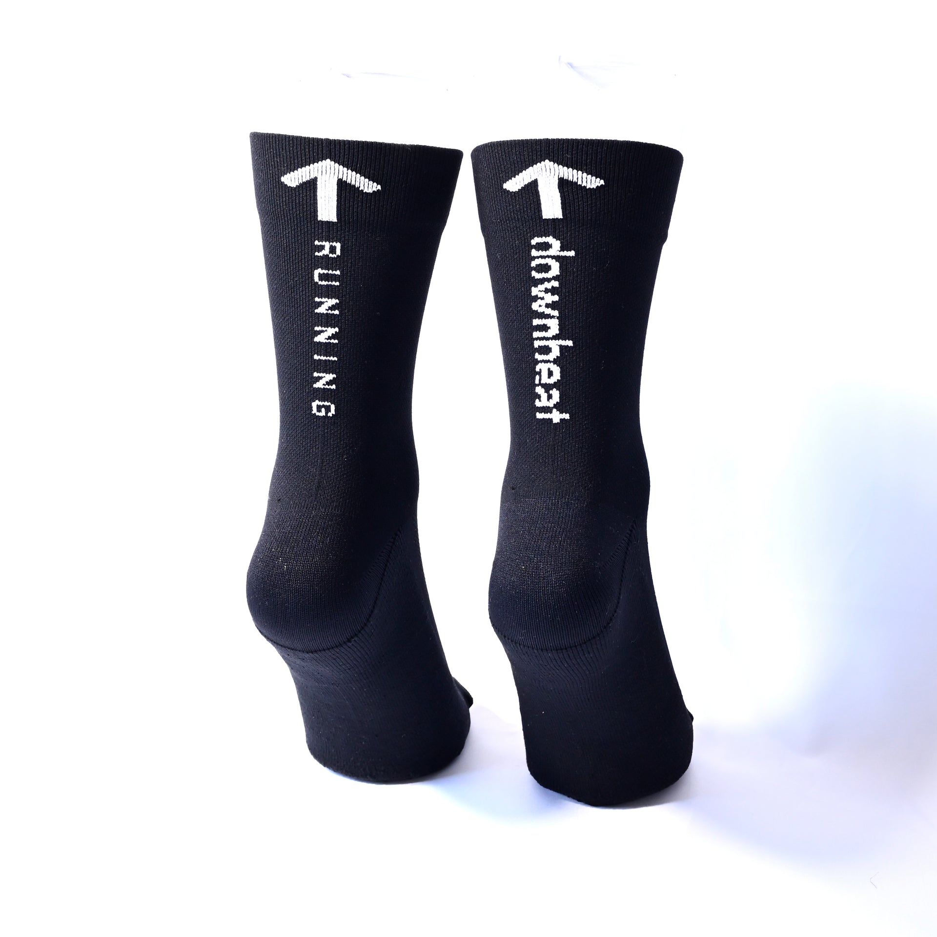 CHANCE Collab Sock-Black/White – downbeat RUNNING 