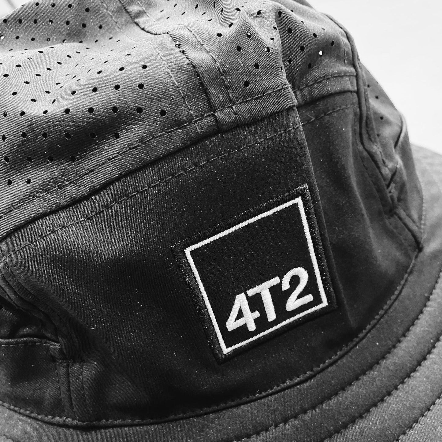 technical adjustable bucket hat, get lost.black