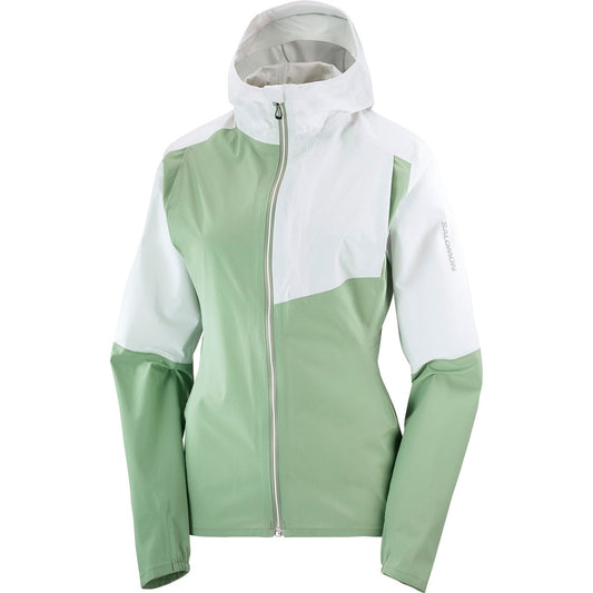 SALOMON BONATTI TRAIL JKT W LILY PAD/WHITE