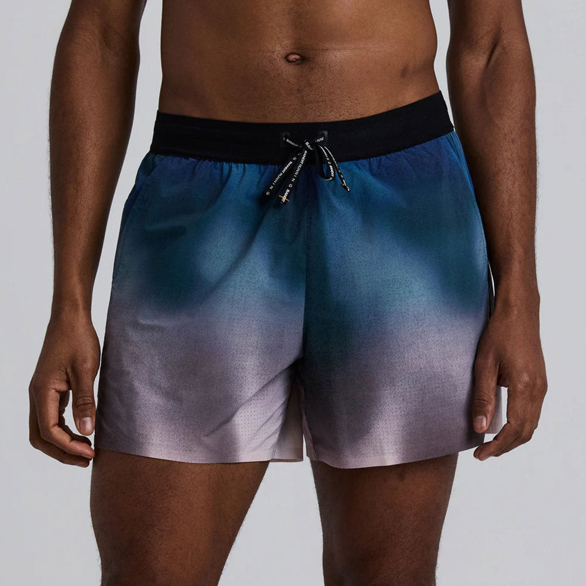 Bandit Running - Vento Men’s 5 Trainig Shorts 2.0 Tranquil Blue Wave Print【MBRSP006SP26TBW】