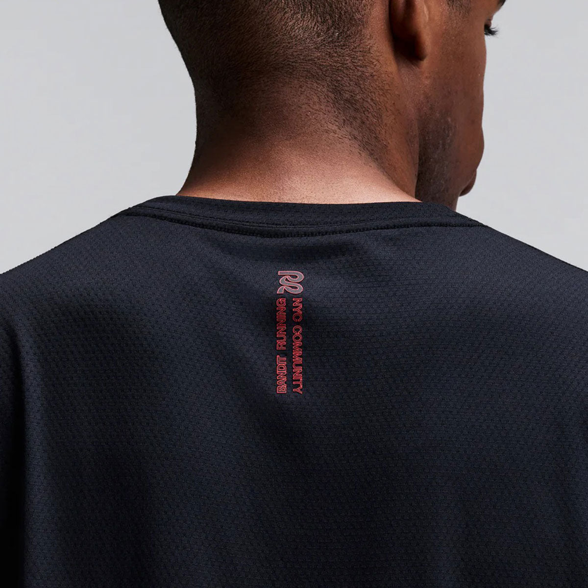 Bandit Running - Micro Mesh Mesh Men’s SS Tee Black【MTCSP006SM26BB】