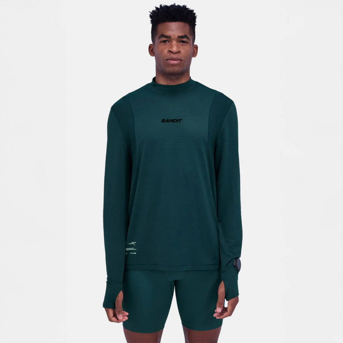 BANDIT - Men's Aura Grid Mockneck Long Sleeve【MTCWP009WI25STO】