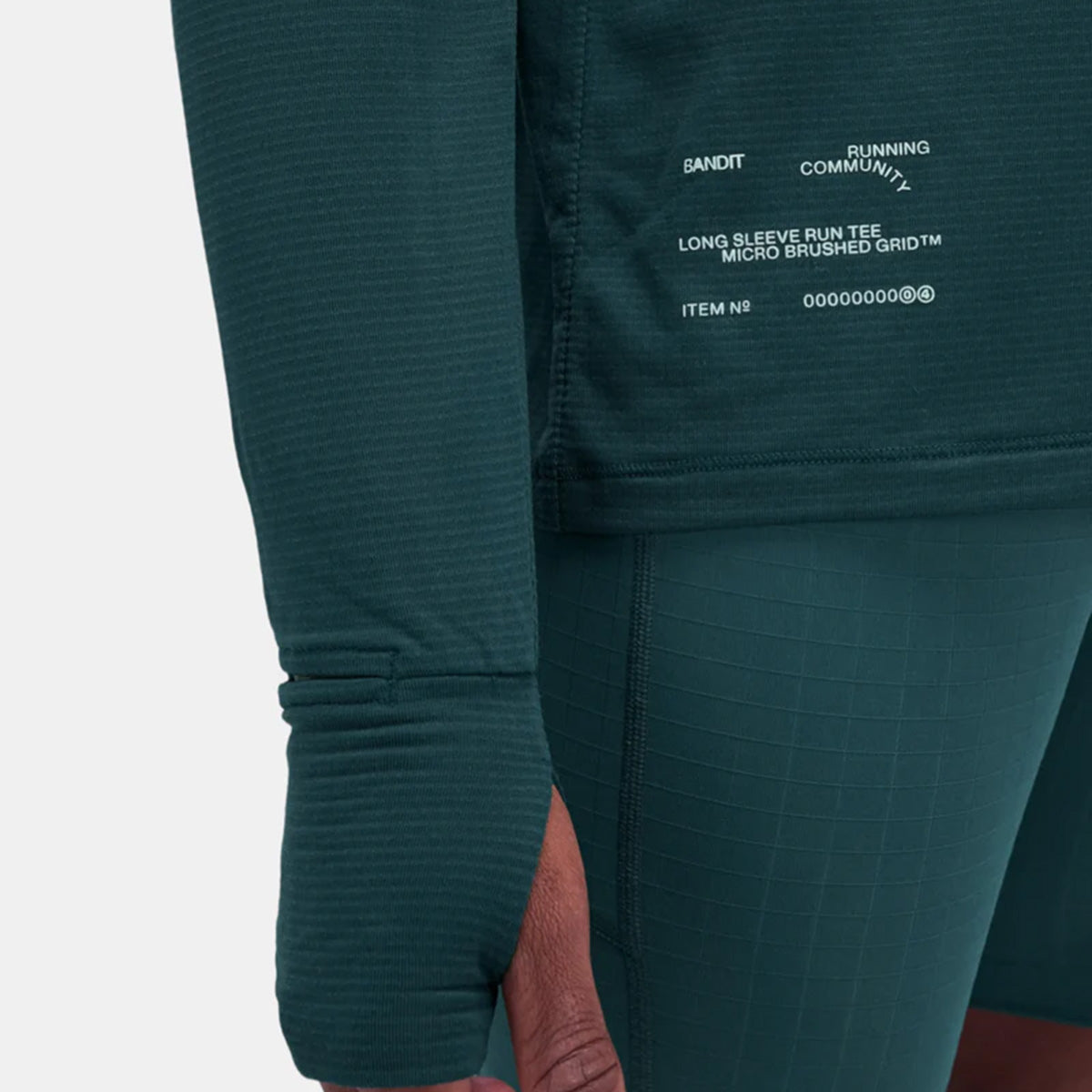 BANDIT - Men's Aura Grid Mockneck Long Sleeve【MTCWP009WI25STO】