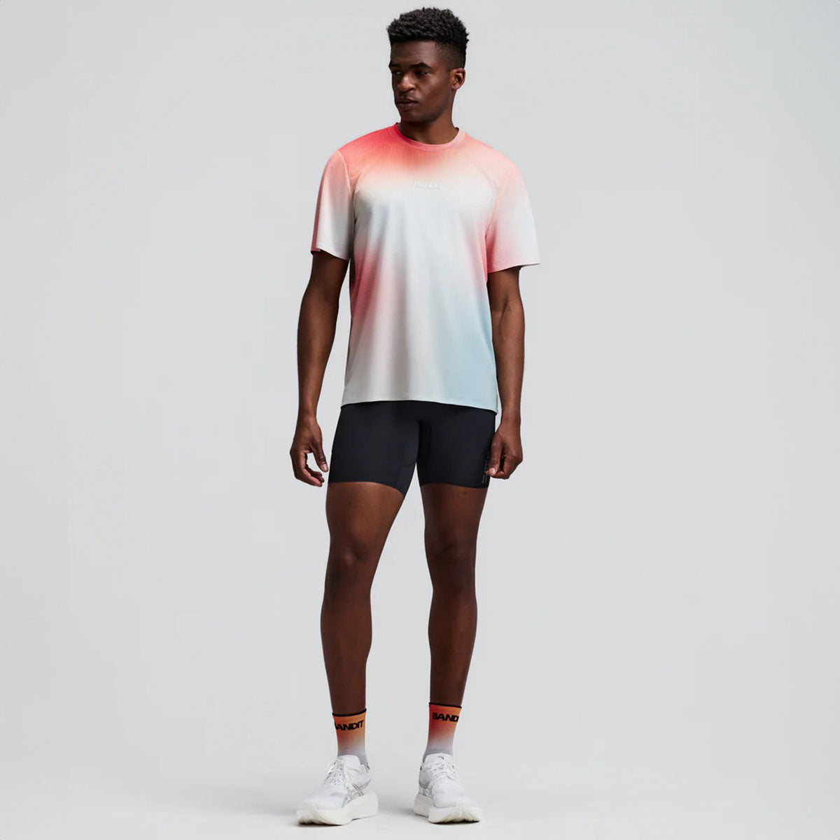 Bandit Running - Specter Tee with Flo Pack Copal/Lagoon【MTPTP007SM26MGG】
