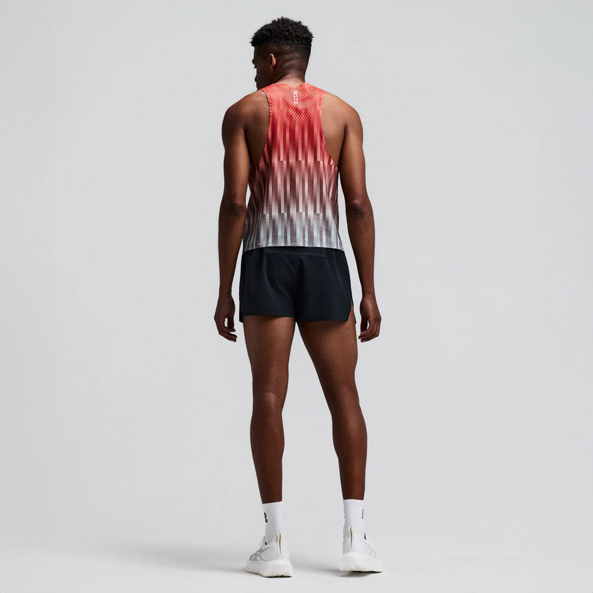 Bandit Running - Spector Racing Singlet Uneven Vert Poppy【MTSNP002SM26UVP】
