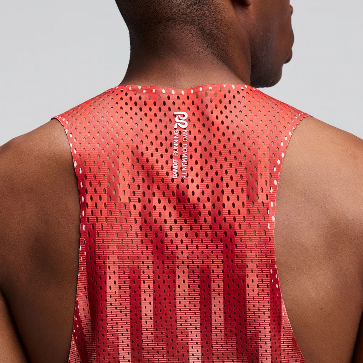 Bandit Running - Spector Racing Singlet Uneven Vert Poppy【MTSNP002SM26UVP】