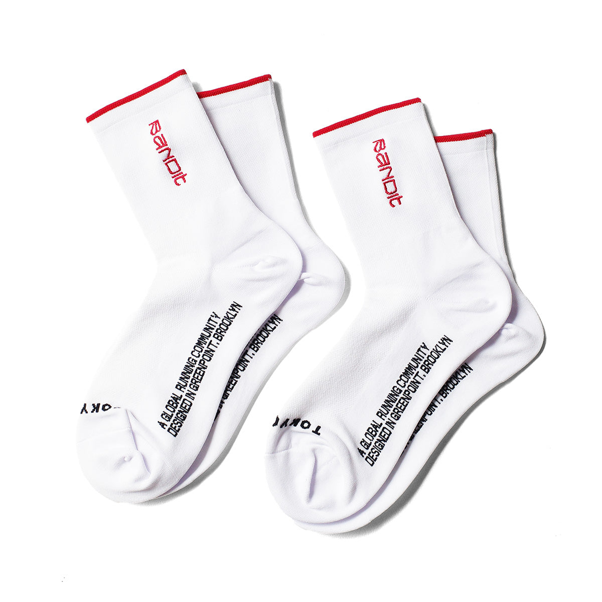 BANDIT - Tokyo 2026 Lite Run Sock White 【UTLRL002JP26WW】