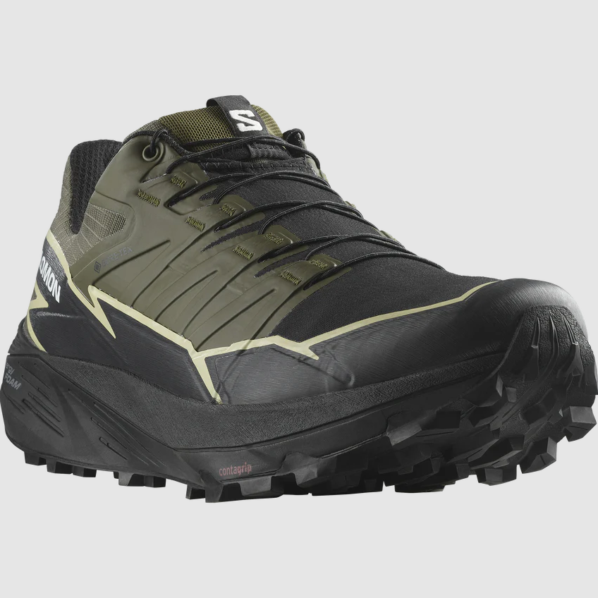 L47383400 SALOMON THUNDERCROSS GTX Olive Night / Black / Alfalfa