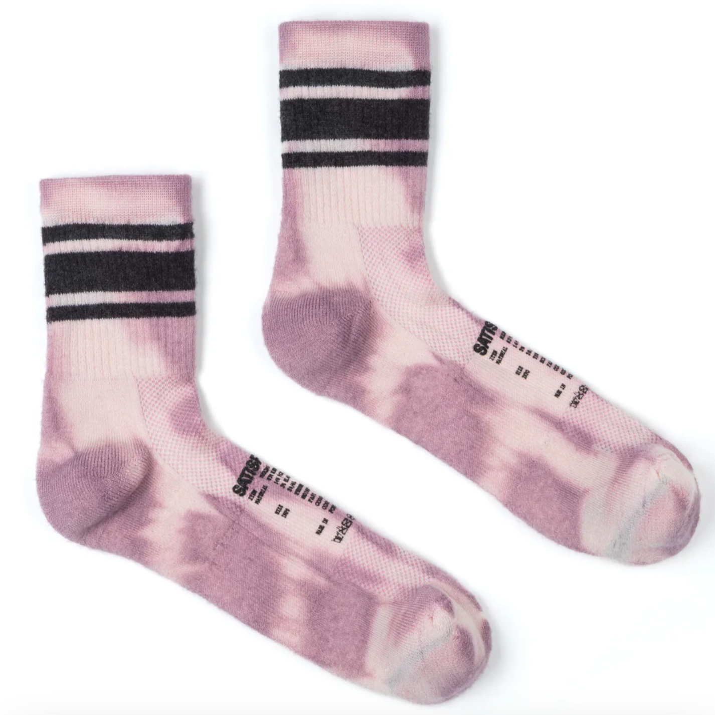 5110-RS Satisfy Merino Tube Socks Rock Salt Tie-Dye