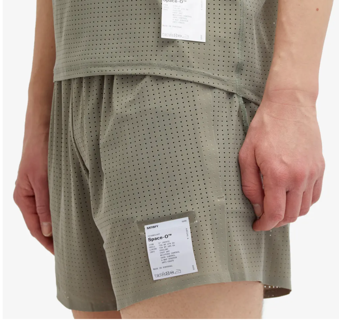 5256-DS SATISFY Space-O 5” Shorts Dry Sage