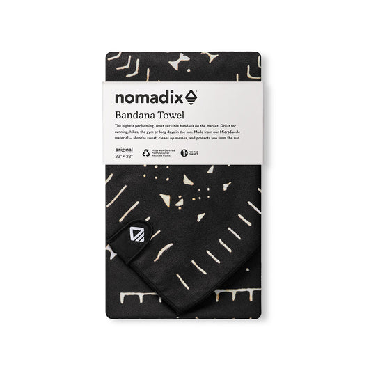 Nomadix BANDANA TOWEL-MudCloth/Black