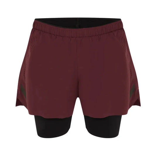 SS6M SOAR Men’s Dual Run Shorts  Windsor Wine