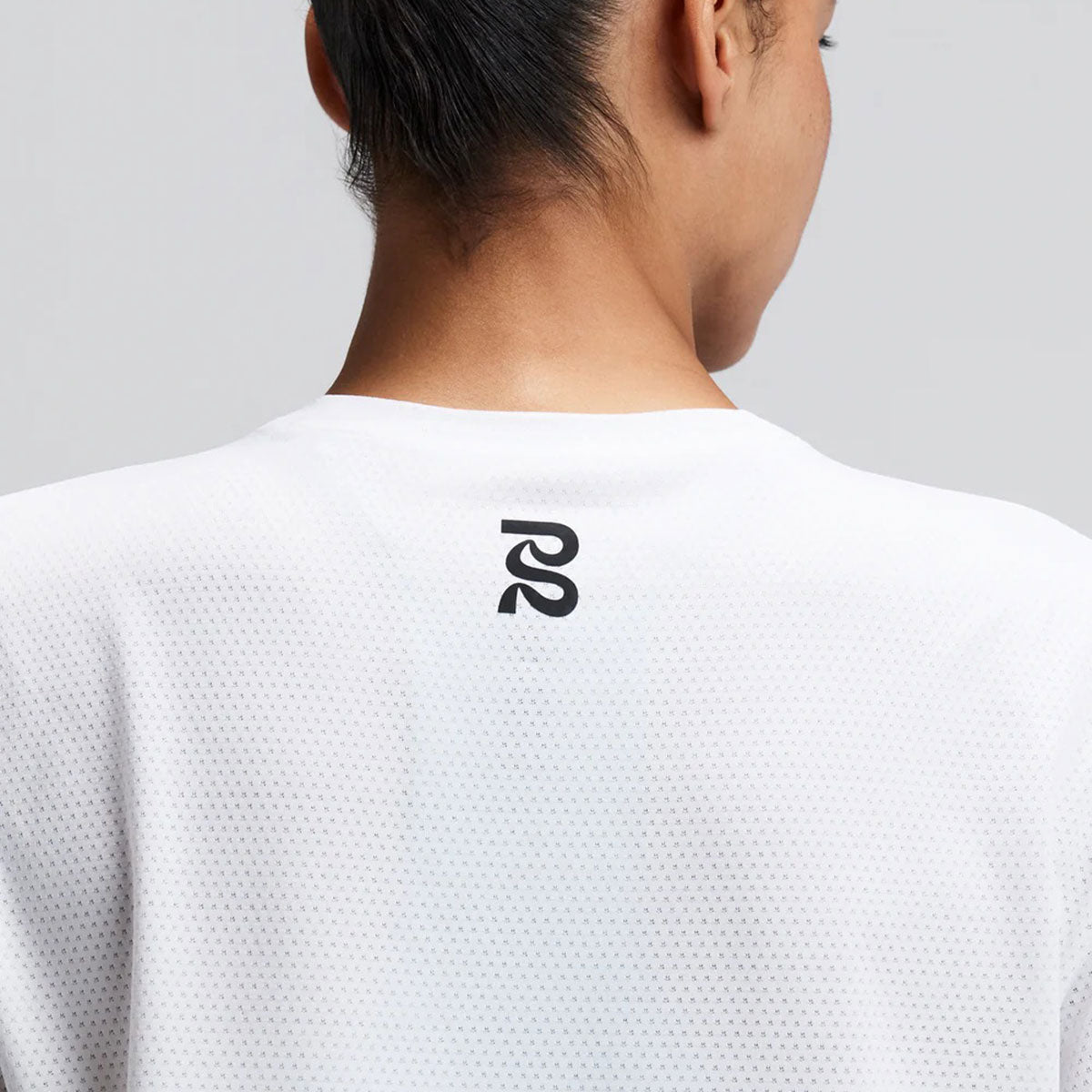 Bandit Running - Micro Mesh Mesh Women’s Cropped Tee White【WTCSP012SM26WW】