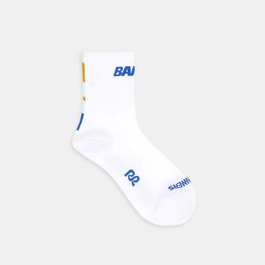Bandit Running - Lite Run Socks - 2Pack WHITE/DEEP PERI BLUE【UALRP003SM25WDP】