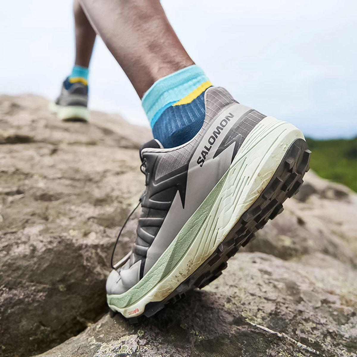 Feetures - TRAIL MAX CUSHION QUARTER Mountain High Blue 【4400130185252】