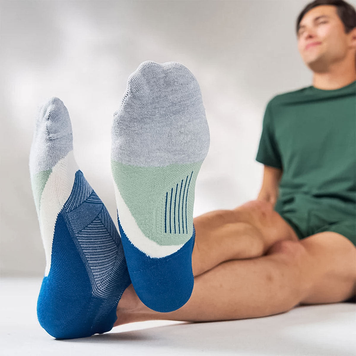 Feetures - ELITE LIGHT CUSHION NO SHOW TAB Midnight Woods 【4400030182252】