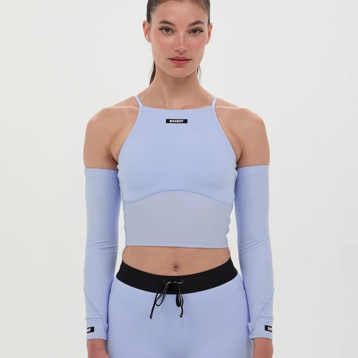 Bandit Running ‐ Stamina 7 Pocket Nova Crop BREEZE BLUE【WTCCP002SM25BE】