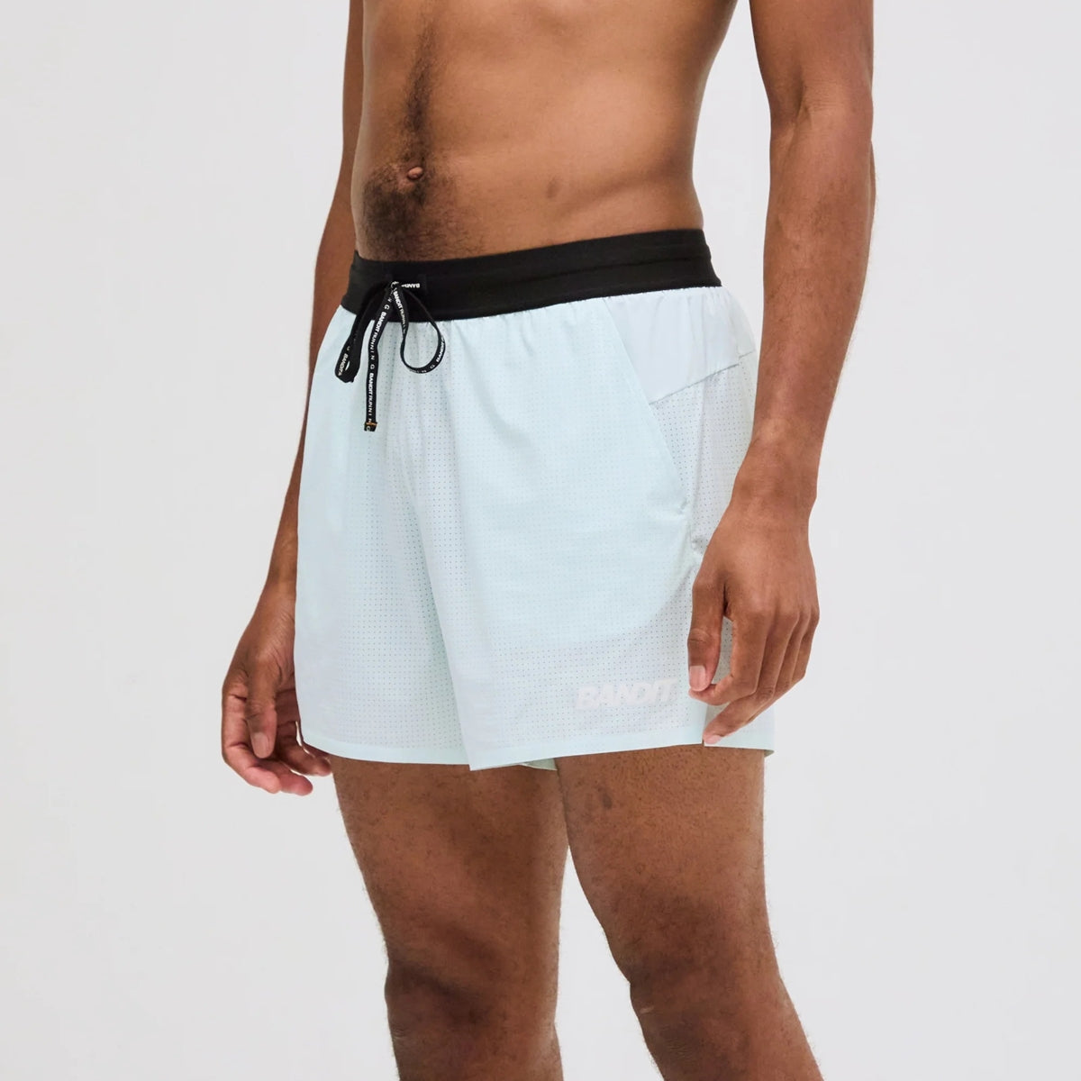 Bandit Running ‐ Men's Vento 5" Run Short MINTY BLUE【MBSHP006SM25MB】