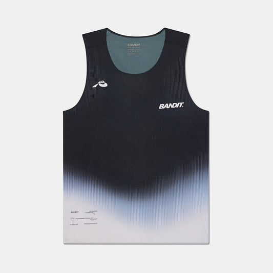 Bandit Running -  Vento Performance Singlet BLACK【MTSNP002SM25DW】