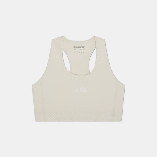 Bandit Running ‐ Stamina Scoop Neck Run Bra CHALK【WTSBP001SM25C1】