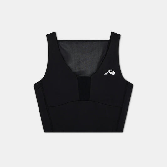 Bandit Running ‐ Stamina Vela Race Crop BLACK【WTCCP001SM25BB】