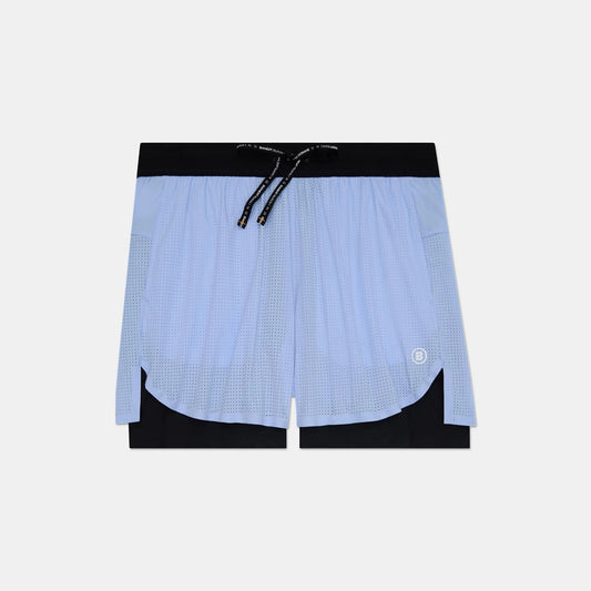 Bandit Running - Men's Vento 2-In-1 Run Short BREEZE BLUE【MBSHP005SM25BE】