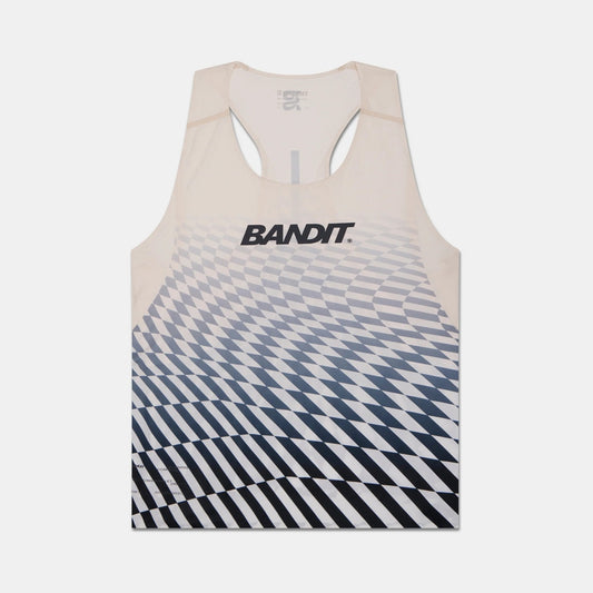Bandit Running - Drift Mosaic Racing Singlet BLACK【MTSNP001SM25UC】