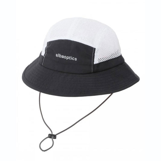ALBA OPTICS - バケットハットAO BUCKET HAT ブラック×ホワイト