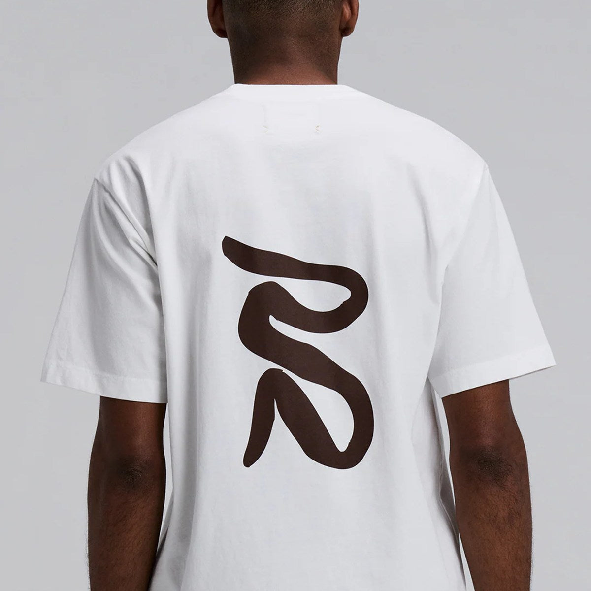 UTTSL002SP26WW Bandit  Unisex Cotton Tee - Painted Current  / WHITE
