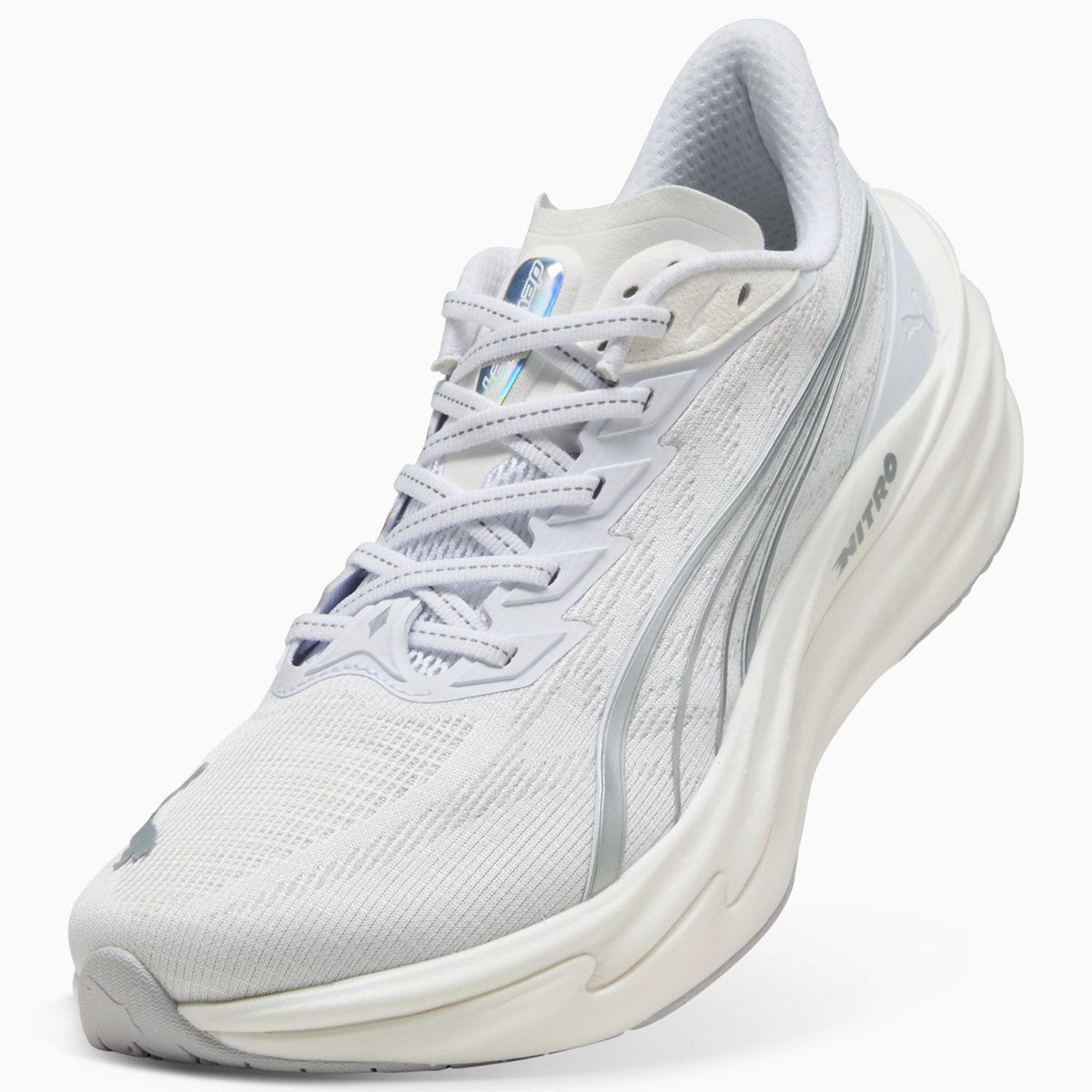 PUMA - WMNS Deviate Pure NITRO Running Shoes PUMA White/Feather Gray 【312123-02】