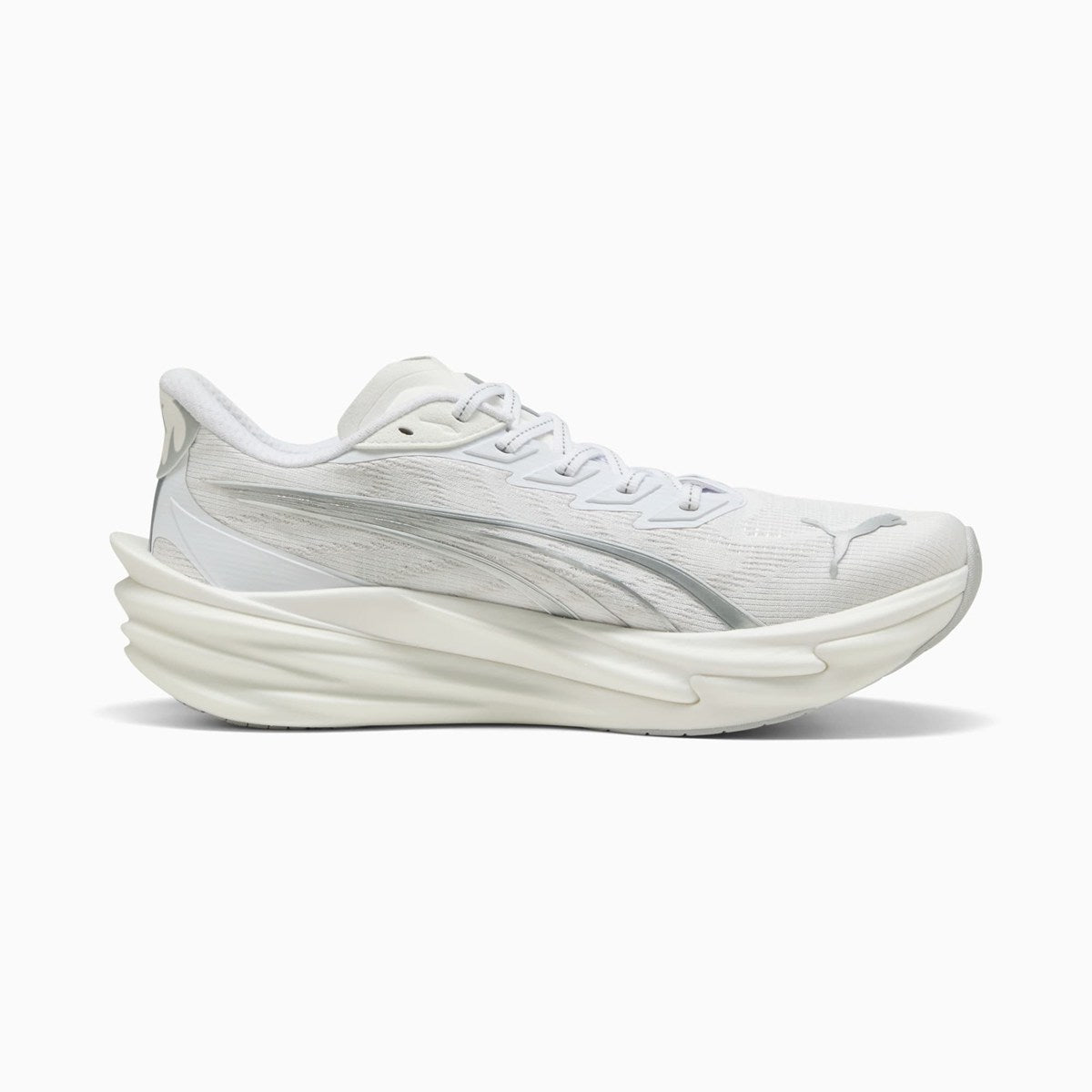 PUMA - WMNS Deviate Pure NITRO Running Shoes PUMA White/Feather Gray 【312123-02】