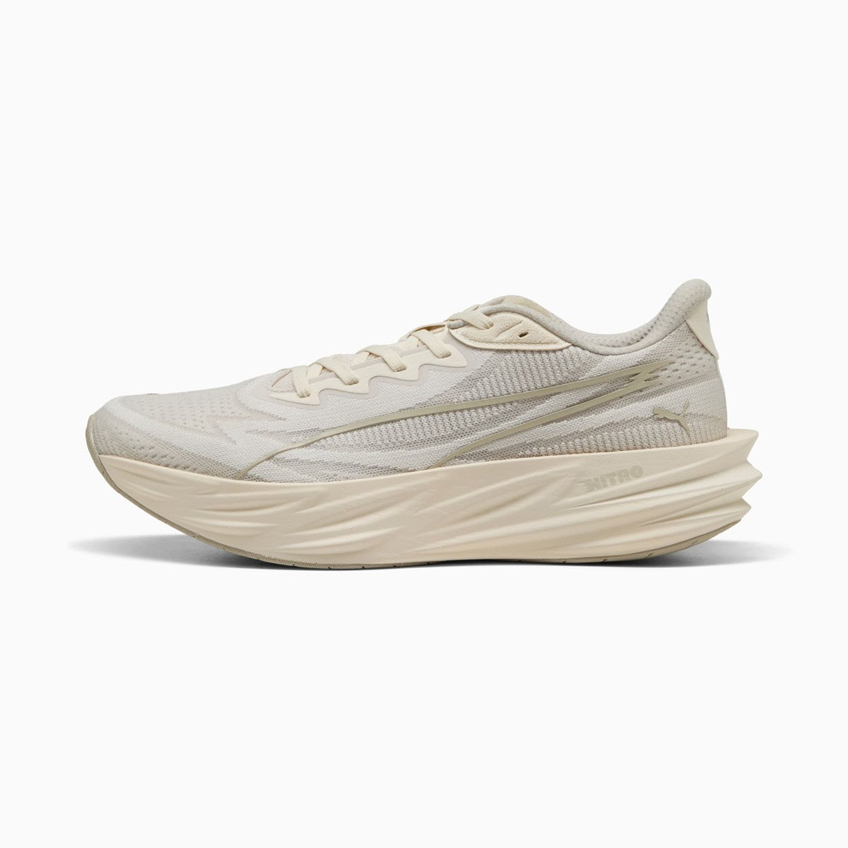 PUMA - WMNS Deviate Pure NITRO Running Shoes Alpine Snow/Warm White 【313904-03】