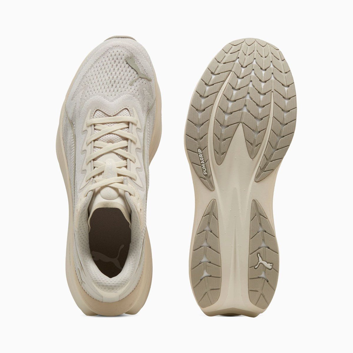 PUMA - WMNS Deviate Pure NITRO Running Shoes Alpine Snow/Warm White 【313904-03】