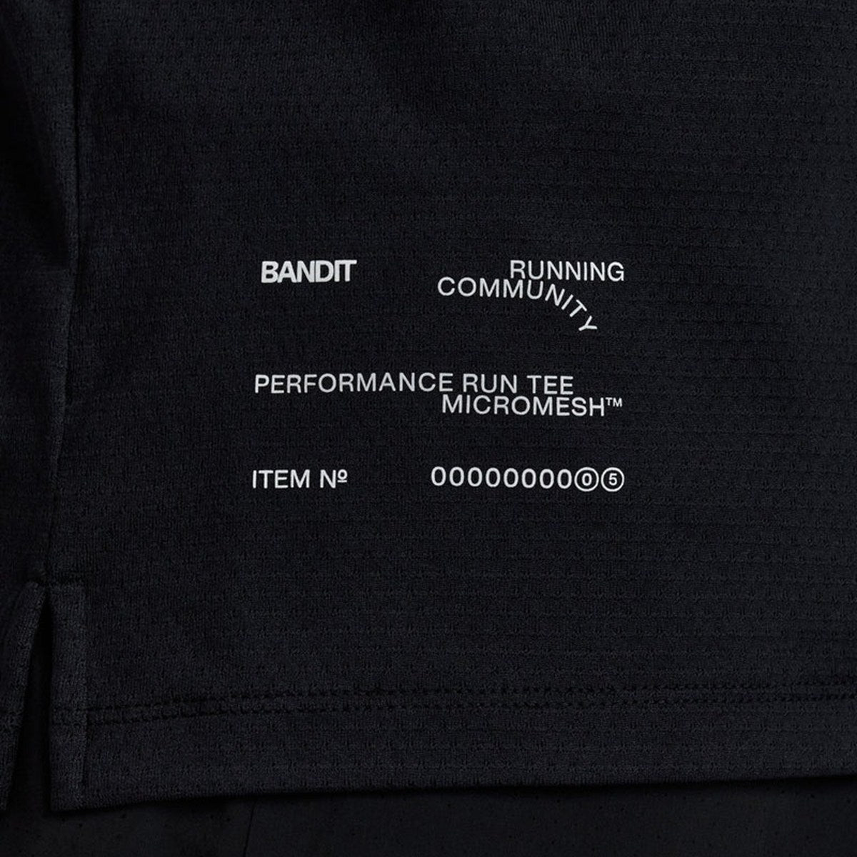 Bandit Running - Men’s Micromesh Run Tee Black 【MTPTP006SP26BB】