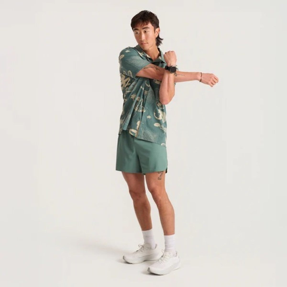 ROARK RUN AMOK - BLESS UP TRAIL SHIRTS SLATE GREEN WBN 【RW600-SLG】