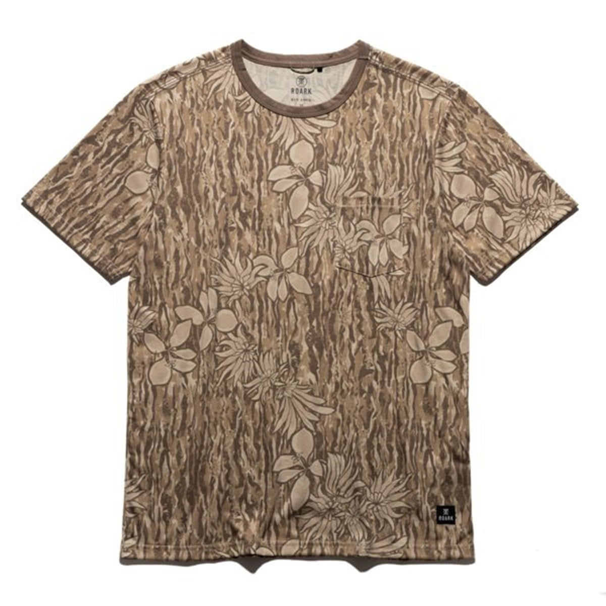 ROARK RUN AMOK - MATHIS ACTIVE TIE DYE S/S TEE KHAKI 【RK452-KHA】