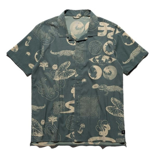 ROARK RUN AMOK - BLESS UP TRAIL SHIRTS SLATE GREEN WBN 【RW600-SLG】