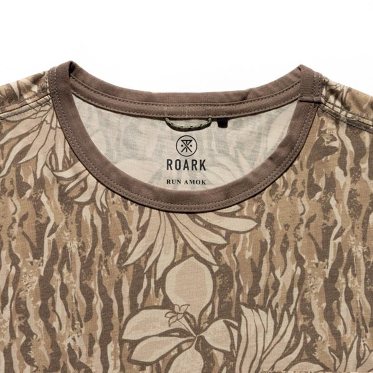 ROARK RUN AMOK - MATHIS ACTIVE TIE DYE S/S TEE KHAKI 【RK452-KHA】