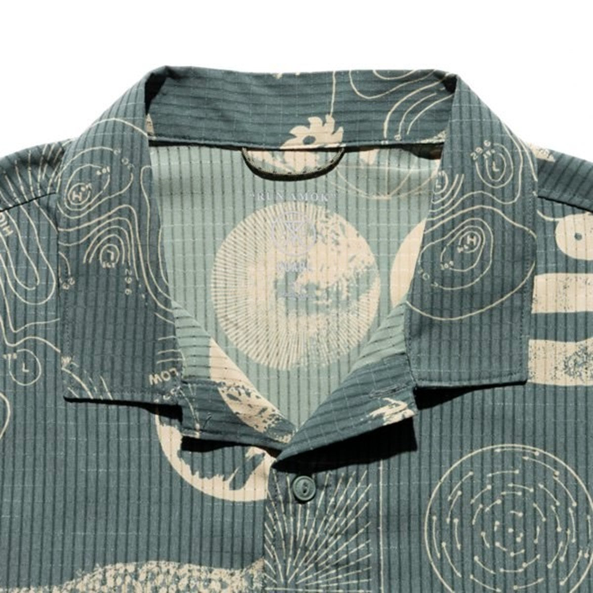 ROARK RUN AMOK - BLESS UP TRAIL SHIRTS SLATE GREEN WBN 【RW600-SLG】