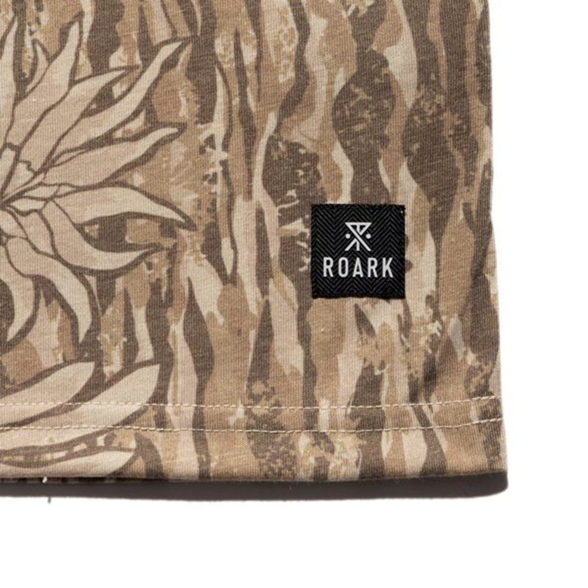 ROARK RUN AMOK - MATHIS ACTIVE TIE DYE S/S TEE KHAKI 【RK452-KHA】