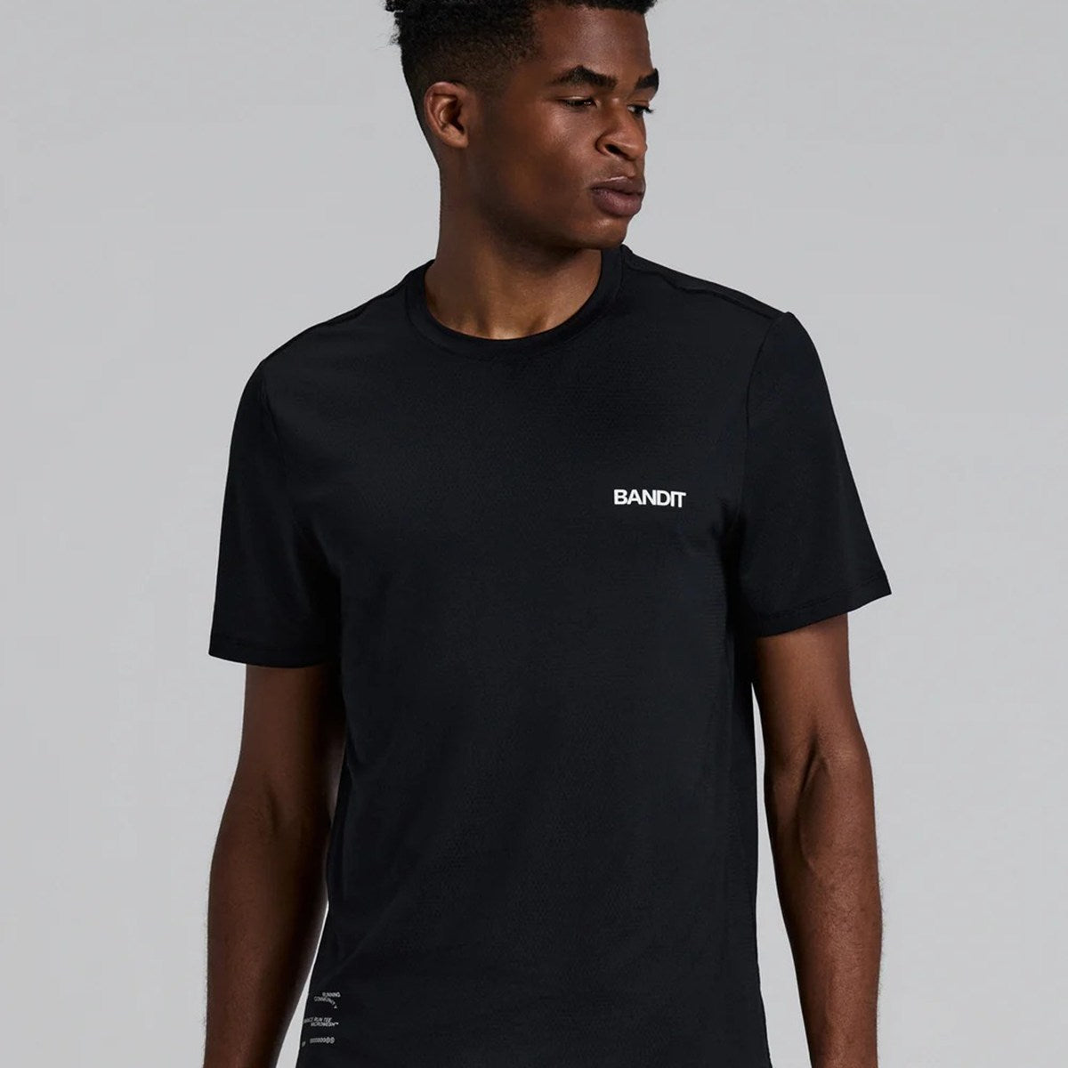 Bandit Running - Men’s Micromesh Run Tee Black 【MTPTP006SP26BB】