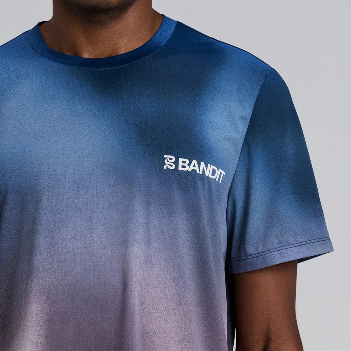 Bandit Running - Men’s Specter Performance Tee - Flow State Aegean 【MTPTP004SP26TBW】